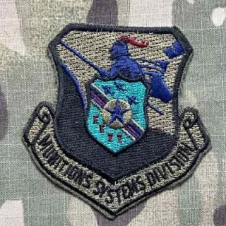 USAF Munitions Systems Division Patch - nášivka