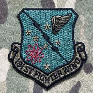 USAF 181st Fighter Wing Patch - nášivka