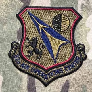 USAF 32nd Air Operations Center Patch - nášivka