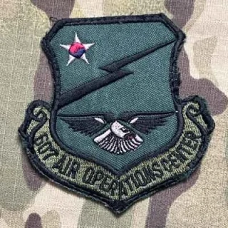USAF 607th Air Operations Center Patch - nášivka