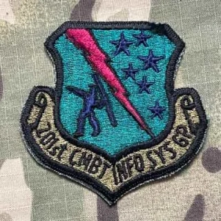 USAF 201st Combat Info Systems Group Patch - nášivka