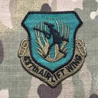 USAF 437th Airlift Wing Patch - nášivka