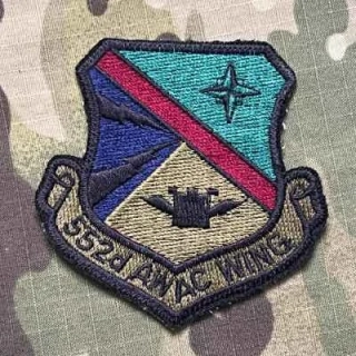 USAF 552th AWACS Wing Patch - nášivka
