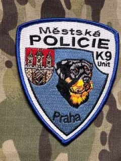 Czech Patch Městská policie Praha - K9 Unit - Color - nášivka
