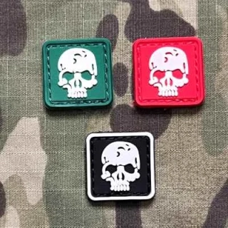 NoName Skull PVC Mini Patch - nášivka