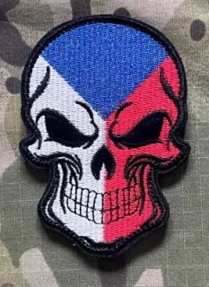 NoName Czech Skull Patch - nášivka