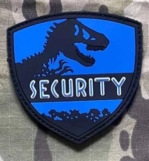 NoName Jurassic World Security PVC Patch - nášivka