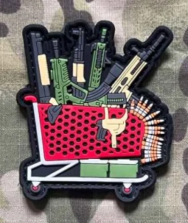 NoName Gun Store Shopping PVC Patch - nášivka