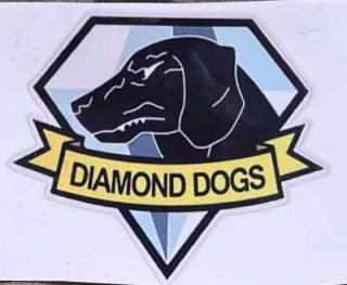 NoName Stickers Metal Gear Solid - Diamond Dogs - samolepky