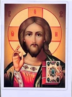NoName Stickers Orthodox Icon Jesus Christ - samolepky