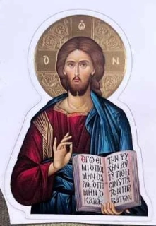 NoName Stickers Orthodox Icon Jesus Christ - samolepky