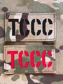 Action LaserCut Patch - TCCC - Tactical Combat Casualty Care - Medium - Multicam
