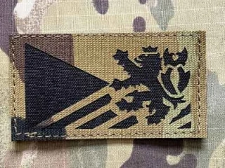 Action LaserCut Patch - Czech Flag - Czech Lion - Medium - vz.95 - nášivka