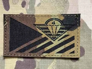 Action LaserCut Patch - Czech Flag - 4. brigáda rychlého nasazení - Medium - vz.95 - nášivka