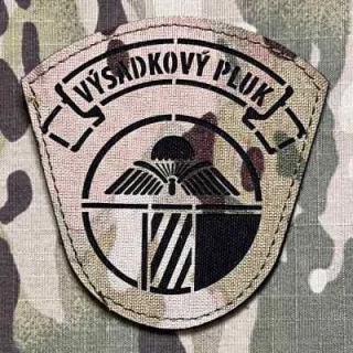 Action LaserCut Patch - Czech Army 43. výsadkový pluk - Multicam - nášivka