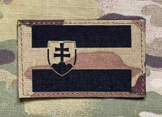 Action LaserCut Patch - Slovakia Flag - Medium - Multicam - nášivka