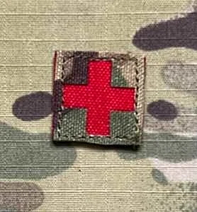 Action LaserCut Patch - Red Cross - Small - Multicam - nášivka