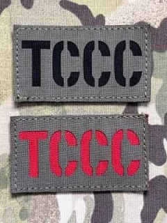 Action LaserCut Patch - TCCC - Tactical Combat Casualty Care - Medium - Ranger Green - nášivka