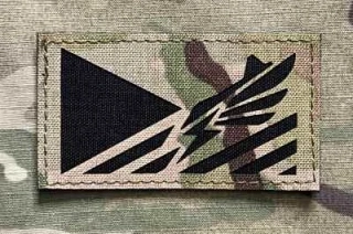 Action LaserCut Patch - Czech Flag - JTAC - Lords of Thunder - Medium - Multicam - nášivka