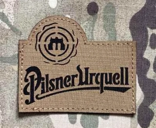 Action LaserCut Patch - Prazdroj - Coyote Brown - nášivka