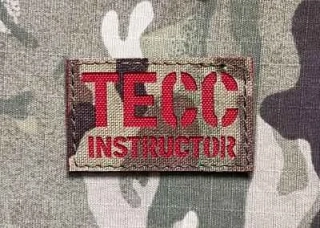 Action LaserCut Patch - TECC - Instructor - Small - Multicam - nášivka