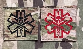 Action LaserCut Patch - Paramedic - Spartan - Large - Multicam - nášivka