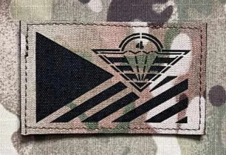 Action LaserCut Patch - Czech Flag - 4. brigáda rychlého nasazení - Medium - Multicam - nášivka