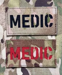 Action LaserCut Patch - MEDIC - Medium - Multicam - nášivka