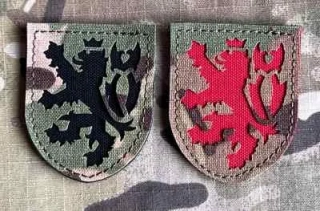 Action LaserCut Patch - Czech Coat of Arms - Medium - Multicam - nášivka