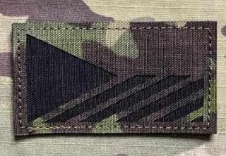 Action LaserCut Patch - Czech Flag - Medium - Multicam Tropic - nášivka