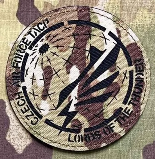 Action LaserCut Patch - Czech Air Force TACP- Lords of Thunder - Multicam - nášivka