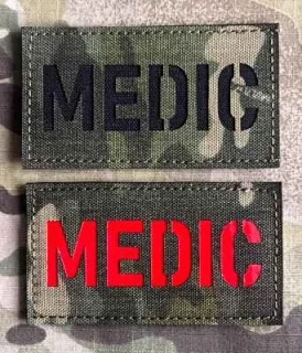 Action LaserCut Patch - MEDIC - Medium - Multicam Tropic - nášivka