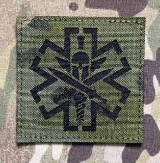 Action LaserCut Patch - Paramedic - Spartan - Large - Multicam Tropic - nášivka