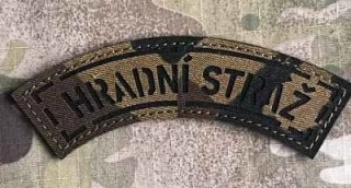 Action LaserCut Patch - Czech Army Hradní stráž - domovenka - vz.95 - nášivka