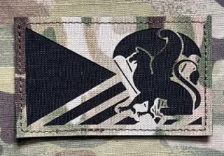 Action LaserCut Patch - Czech Flag - 41. mechanizovaný prapor - Medium - Multicam - nášivka
