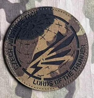 Action LaserCut Patch - Czech Air Force TACP- Lords of Thunder - vz.95 - nášivka