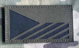 Action LaserCut Patch - Czech Flag - Medium - Olive Drab - nášivka