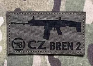 Action LaserCut Patch - Weapons Series - CZ 805 BREN 2 - Medium - Ranger Green - nášivka