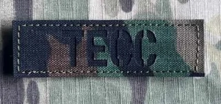 Action LaserCut Patch - TECC Tape - 90x27 - Woodland - nášivka