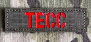 Action LaserCut Patch - TECC Tape - 90x27 - Ranger Green - nášivka