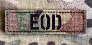 Action LaserCut Patch - EOD Tape - 90x27 - Multicam - nášivka