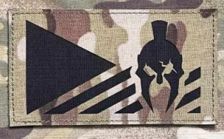 Action LaserCut Patch - Czech Flag - Gladiator - Large - Multicam - nášivka
