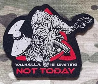 NoName Valhalla is Waiting Woven Patch - nášivka