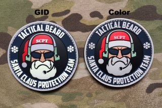 JTG Tactical Beard Santa Claus Protection Team PVC Patch - nášivka