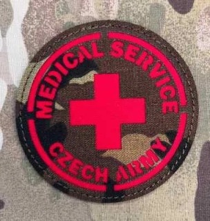 Action LaserCut Patch - Czech Army Medical Service - vz.95 - nášivka