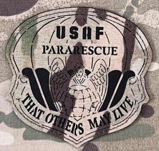 Action LaserCut Patch - USAF Pararescue - Multicam - nášivka