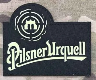 Action LaserCut Patch - Prazdroj - Black - nášivka