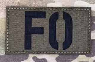 Action LaserCut Patch - FO - Forward Observer - Medium - Olive Drab - nášivka