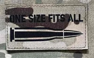 Action LaserCut Patch - One Size Fits All - Medium - Multicam - nášivka