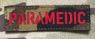 Action LaserCut Patch - PARAMEDIC Tape - 90x27 - vz.95 - nášivka